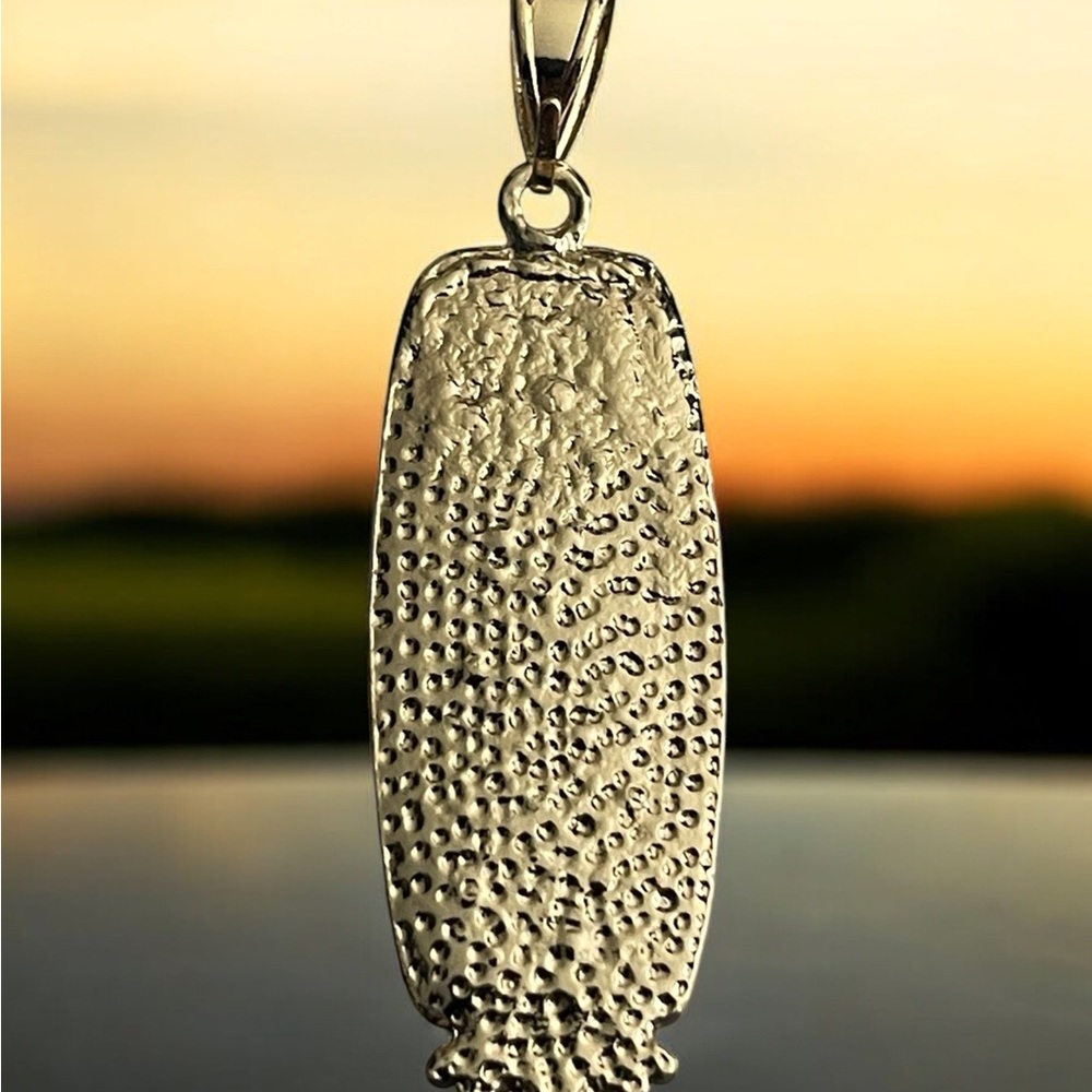 14k Gold Electroplated Good Luck Theme Pendant - Picture 3 of 4